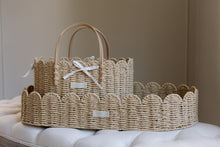 Load image into Gallery viewer, Baby Changing Basket - Scallop Edge