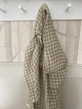 Load image into Gallery viewer, Large Swaddle Muslin - Gingham Sage
