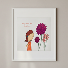Load image into Gallery viewer, Always Stop To Smell The Flowers | Unframed Print 10x8