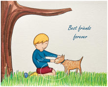 Load image into Gallery viewer, Best Friends Forever | Unframed Print 10x8