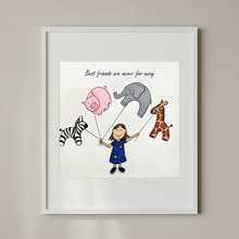 Load image into Gallery viewer, Best Friends Are Never Far Away | Unframed Print 10x8