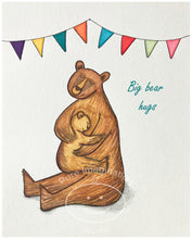 Load image into Gallery viewer, Big Bear Hugs | Unframed Print 10x8