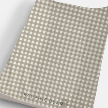 Load image into Gallery viewer, Anti Roll Wedge Baby Changing Mat - Gingham Sage Green