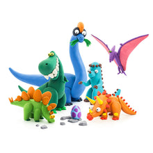 Load image into Gallery viewer, Colorful dinosaur toy figures on a white background