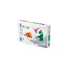 Load image into Gallery viewer, Box of Hey Clay dinosaur-themed play clay on a white background