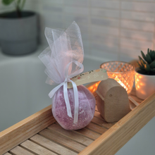 Load image into Gallery viewer, Mum To Be Bath Bomb - Tropical Paradise Strawberry Self Care Gift