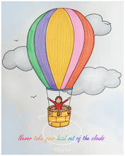 Load image into Gallery viewer, Never Take Your Head Out Of The Clouds | Unframed Print 10x8