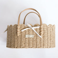 Load image into Gallery viewer, Scallop Edge Nappy Caddy Basket