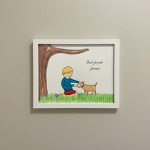 Load image into Gallery viewer, Best Friends Forever | Unframed Print 10x8