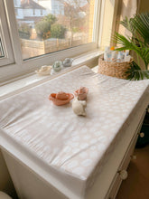 Load image into Gallery viewer, Anti Roll Wedge Baby Changing Mat - Scallop Neutral Beige