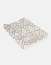 Load image into Gallery viewer, Anti Roll Wedge Baby Changing Mat - Scallop Neutral Beige