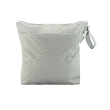 Load image into Gallery viewer, Grab & Go Nappy Wet Bag With Handle - Dottie Sage