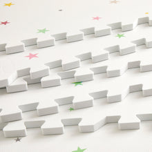 Load image into Gallery viewer, White playmat stacked in star design