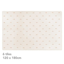 Load image into Gallery viewer, Beige tiles with rainbow pattern on a white background