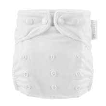 Load image into Gallery viewer, One Size All-In-One Reusable Cloth Nappy - Pure White