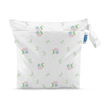 Load image into Gallery viewer, Medium white pouch with Peppa Pig pattern on a white background