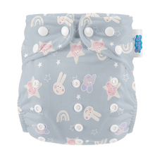 Load image into Gallery viewer, Baby cloth nappy with Peppa Pig designs on a white background