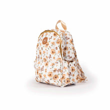 Load image into Gallery viewer, Floral-patterned backpack on a white background
