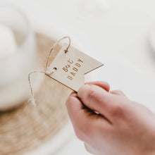 Load image into Gallery viewer, Best Daddy Wooden Mini Banner Card