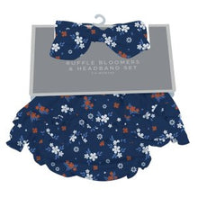 Load image into Gallery viewer, Serenity Floral Bloomer & Headband Set