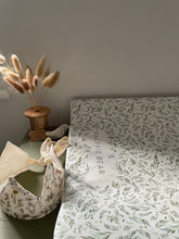 Load image into Gallery viewer, Anti Roll Wedge Baby Changing Mat - Willow Leaf Sage Green

