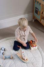 Load image into Gallery viewer, Quilted Playmat - Sage Green Gingham
