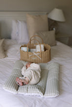 Load image into Gallery viewer, Comfort Changing Mat - Gingham Sage
