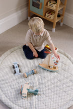 Load image into Gallery viewer, Quilted Playmat - Sage Green Gingham
