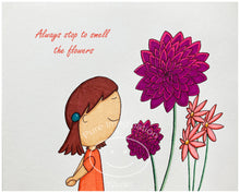 Load image into Gallery viewer, Always Stop To Smell The Flowers | Unframed Print 10x8

