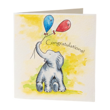 Load image into Gallery viewer, Congratulations - Elephant Card
