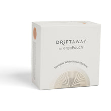 Load image into Gallery viewer, Box of Driftaway by ergoPouch portable white noise machine on a white background
