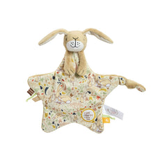 Load image into Gallery viewer, Star-shaped plush toy with a bunny design on a white background
