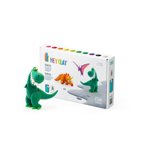Load image into Gallery viewer, Hey Clay dinosaur toy set with packaging on a white background
