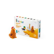 Load image into Gallery viewer, Hey Clay farm birds modelling clay set with packaging on a white background
