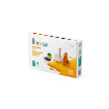 Load image into Gallery viewer, Hey Clay farm birds modeling clay set packaging on a white background
