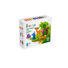 Load image into Gallery viewer, Box of Hey Clay forest animals playset on a white background
