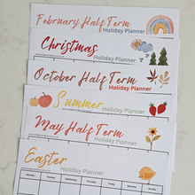 Load image into Gallery viewer, Reusable School Holiday Planner
