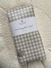 Load image into Gallery viewer, Compact Travel Mat - Gingham Sage
