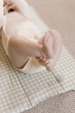 Load image into Gallery viewer, Compact Travel Mat - Gingham Sage
