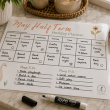 Load image into Gallery viewer, Reusable School Holiday Planner
