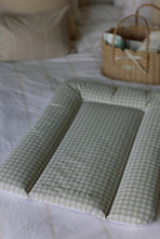 Load image into Gallery viewer, Comfort Changing Mat - Gingham Sage
