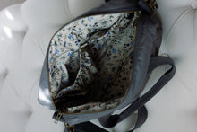 Load image into Gallery viewer, Quilted Changing Stroller Bag - Slate/Wildflower

