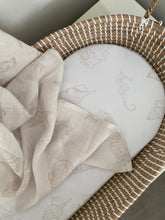 Load image into Gallery viewer, Large Swaddle Muslin - Seashell

