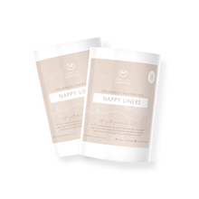 Load image into Gallery viewer, Two packages of nappy liners on a white background
