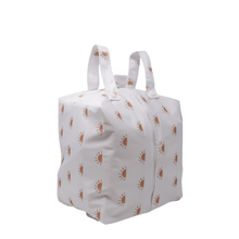 Load image into Gallery viewer, Cloth Nappy Pod - Sunnies White with Camel
