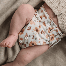 Load image into Gallery viewer, One Size All-In-One Reusable Cloth Nappy - Meadow
