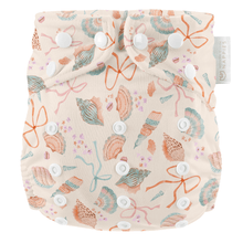 Load image into Gallery viewer, One Size Baby to Toddler Reusable Swim Nappy - Seashell Belle
