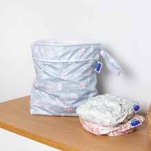 Load image into Gallery viewer, Peppa Pig Grab &amp; Go Nappy Wet Bag - Blue Mix Peppa &amp; Friends

