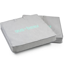 Load image into Gallery viewer, Two grey storage bags with 'gus &amp; beau' branding on a white background
