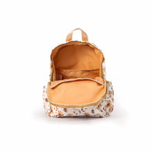 Load image into Gallery viewer, Floral-patterned backpack with a white background
